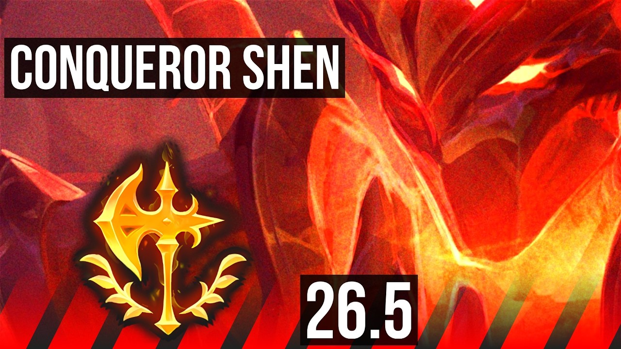 SHEN vs ZAAHEN (TOP) | Conqueror, Good KDA: 6/1/7 | EUW Diamond | 26.5