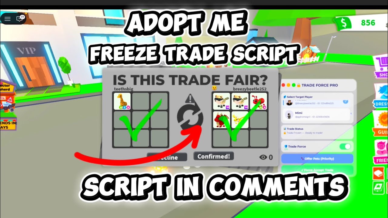 [BEST] ADOPT ME SCRIPT | FREEZE TRADE FORCE ACCEPT | NEW UPDATE! (PASTEBIN)