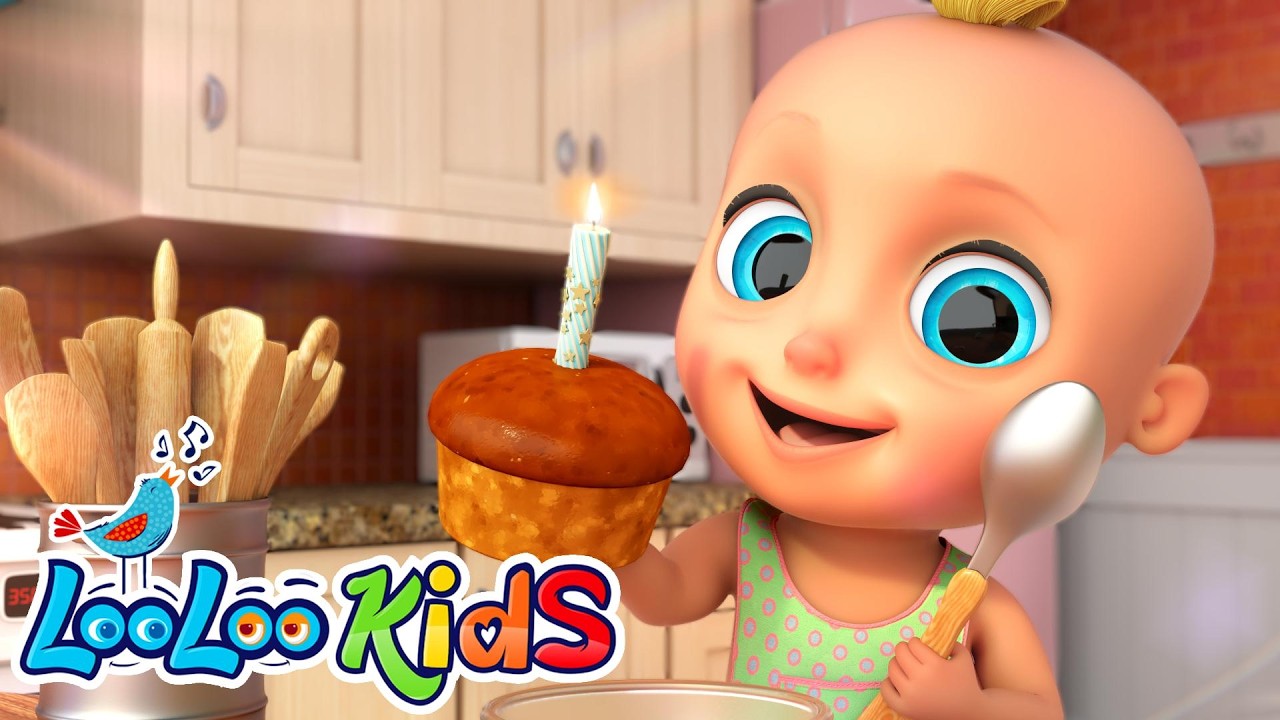 🎶 Cupcake Song Compilation | Nursery Rhymes & Educational Fun by LooLoo Kids 🎉