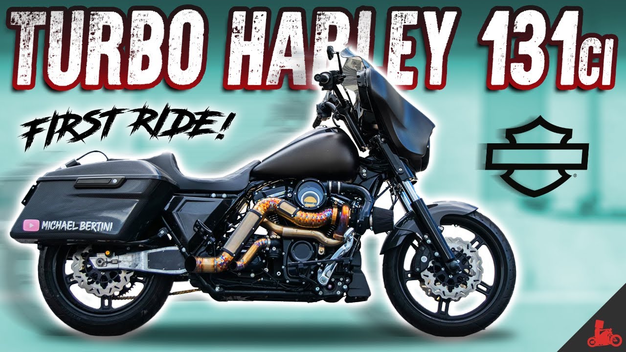 Riding a TURBO Harley-Davidson 131ci Stage 4 Street Glide!