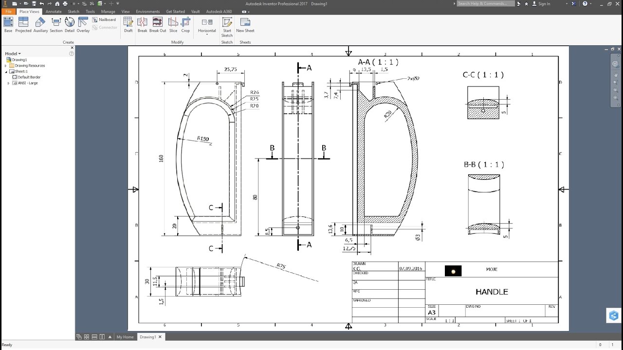 INVENTOR 2017 - DRAWING
