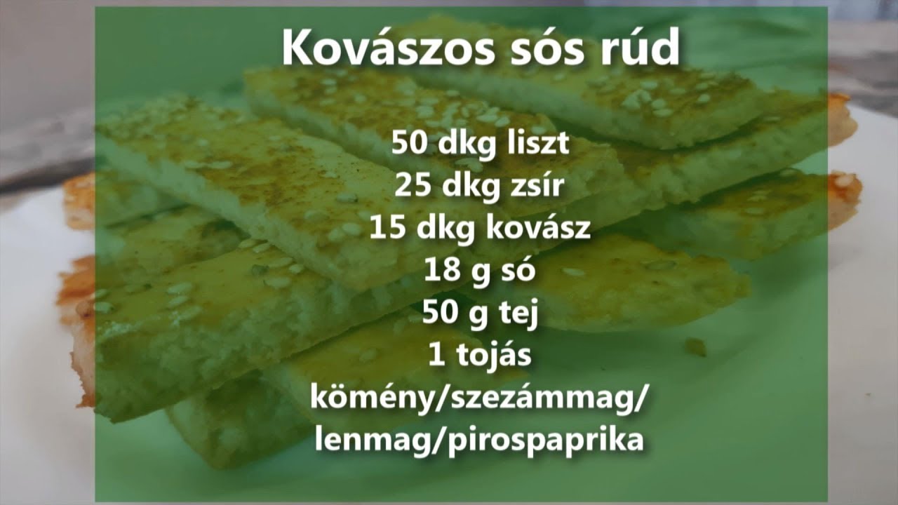 Ízelítő 1. Kovászos sós rúd