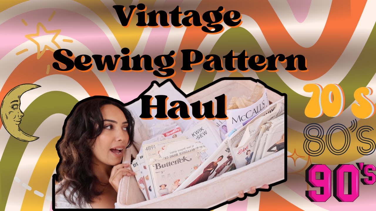 Vintage Sewing Pattern Haul || 70s, 80s,90s Fashion