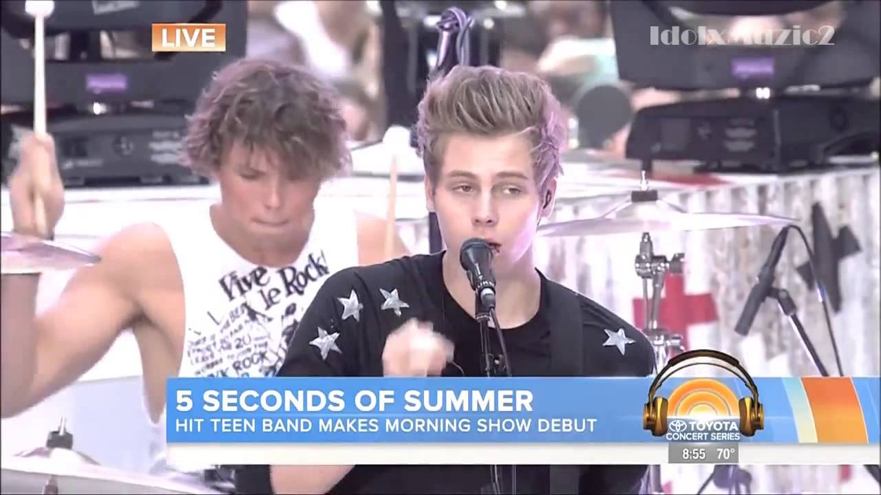 5 Seconds Of Summer - Amnesia - Today Show - 22/07/2014