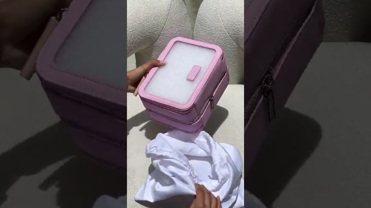 Going somewhere? Take us with you ✈️ | Small Twin Cosmetic Travel Case | Vanity Case | Makeup Bag