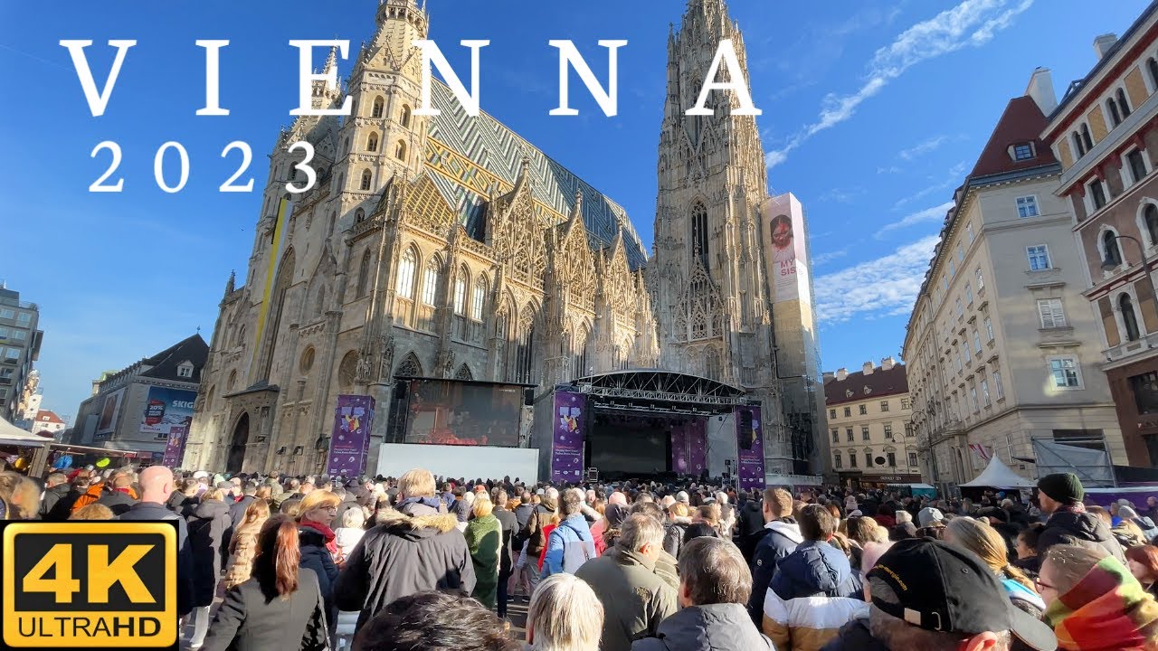 Vienna, New Year 2023 - Walking Tour | 4K UHD