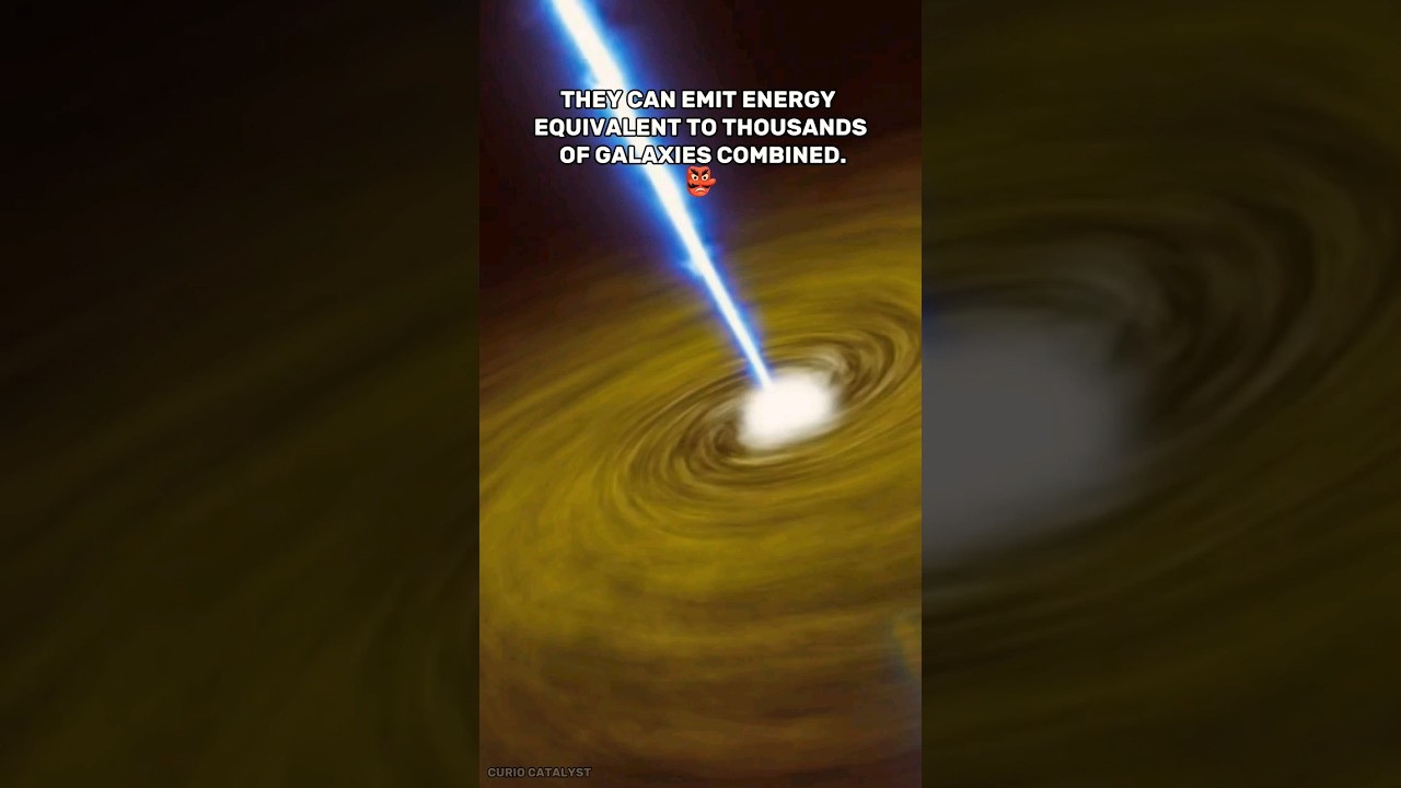 How Powerful Quasars Are? #cosmos #quasar #astronomy