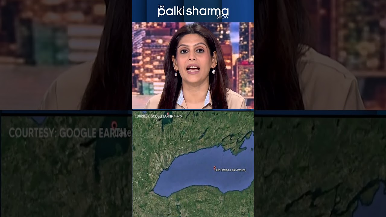 Google Maps вслед за Трампом: озеро Онтарио переименовали в озеро Америка | The Palki Sharma Show...