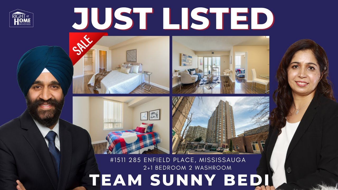 285 ENFIELD PLACE MISSISSAUGA || 2+1 BEDROOM 2 WASHROOM CONDO FOR SALE BY TEAM SUNNY BEDI ||