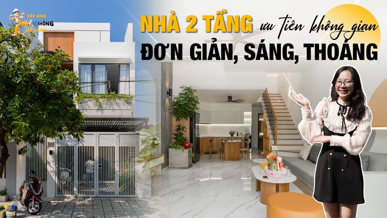[REVIEW] Mẫu Nhà 2 Tầng Đẹp | Ưu Tiên Không Gian Đơn Giản, Sáng, Thoáng