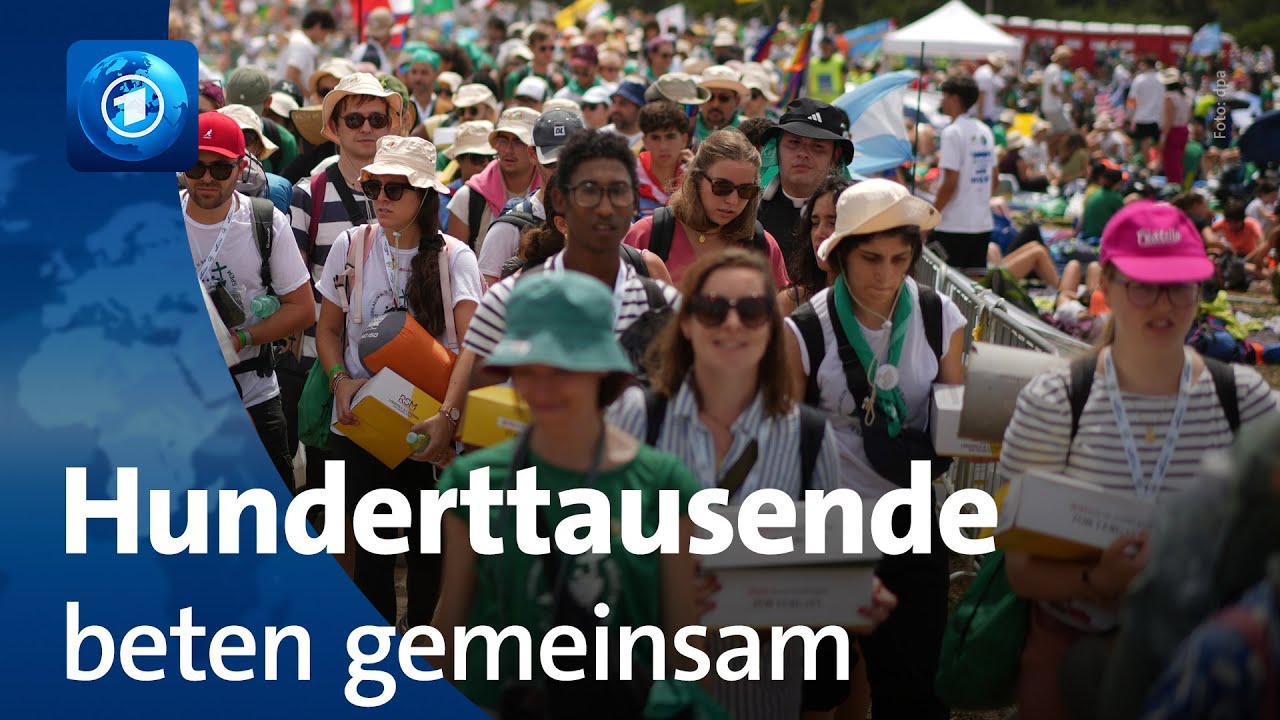 Katholisches Weltjugendtreffen: Hunderttausende beten mit dem Papst