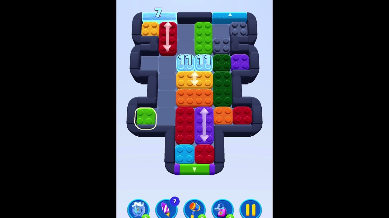 Color Block Jam level 473 #games #gaming #solution #solved #gameplay #walkthrough #puzzle #gamer