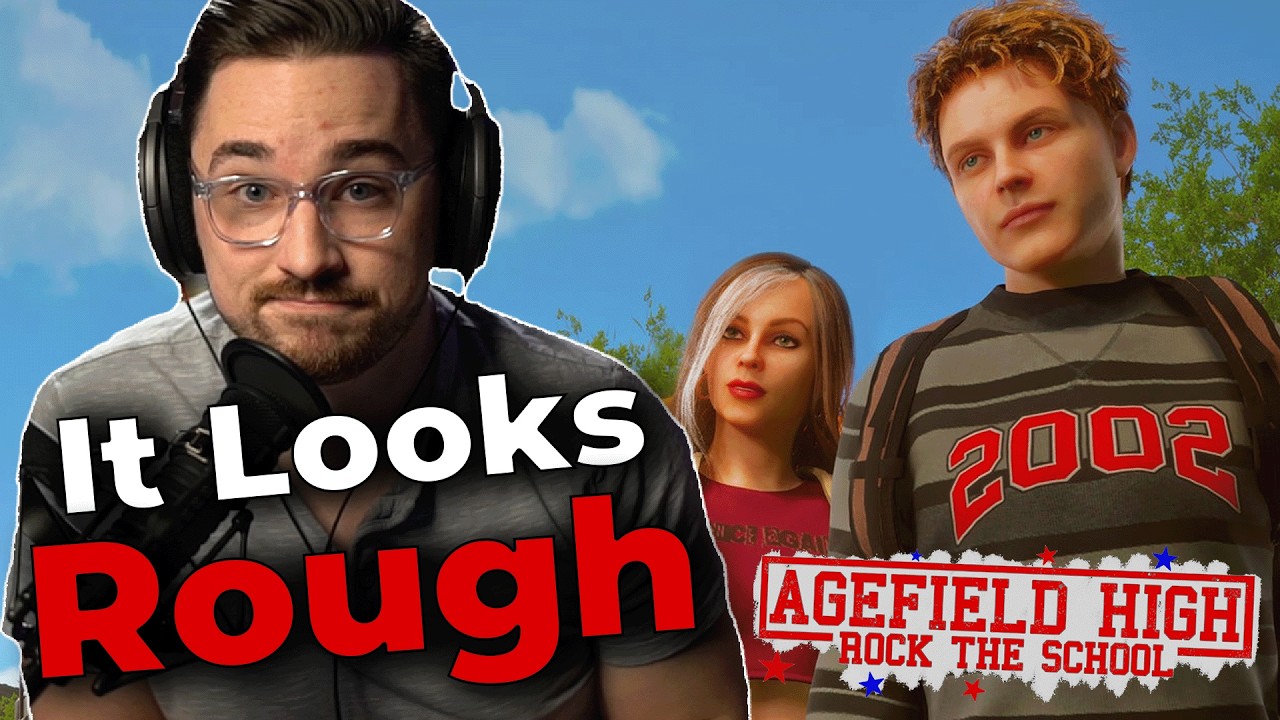 This Bully Inspired Game Looks Really Rough: Agefield High Rock The School - Luke Reacts