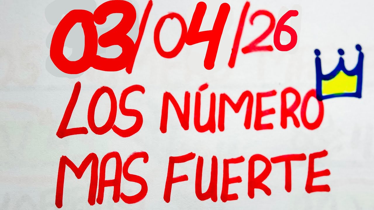 LOS N&Uacute;MEROS DE ESTE MES HOY 30 DE MARZO DE 2026