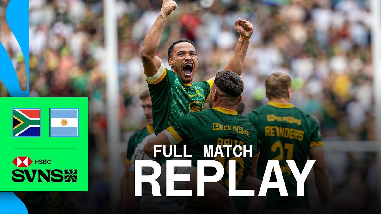 AMAZING clash for gold! 🏆 | South Africa v Argentina | HSBC SVNS Cape Town 2025 | Full Match Replay