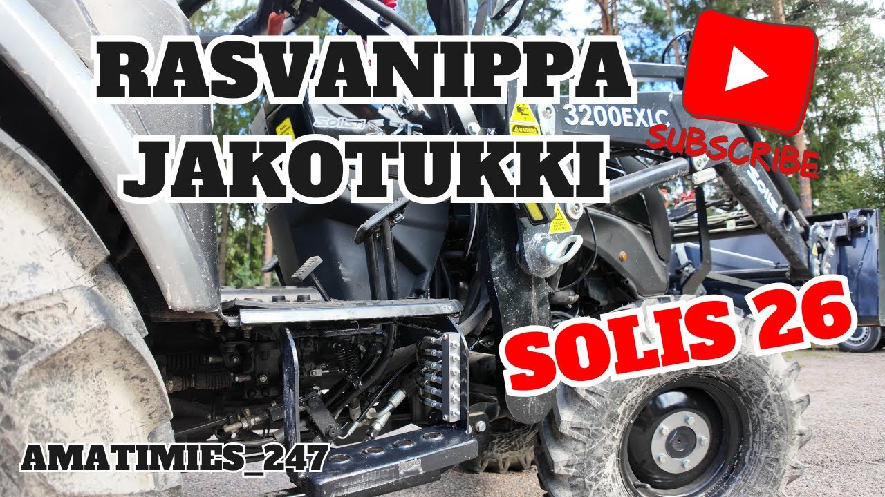 Rasvanippojen siirto Solis 26:seen. Miksi ei tää oo tehty jo tehtaalla??