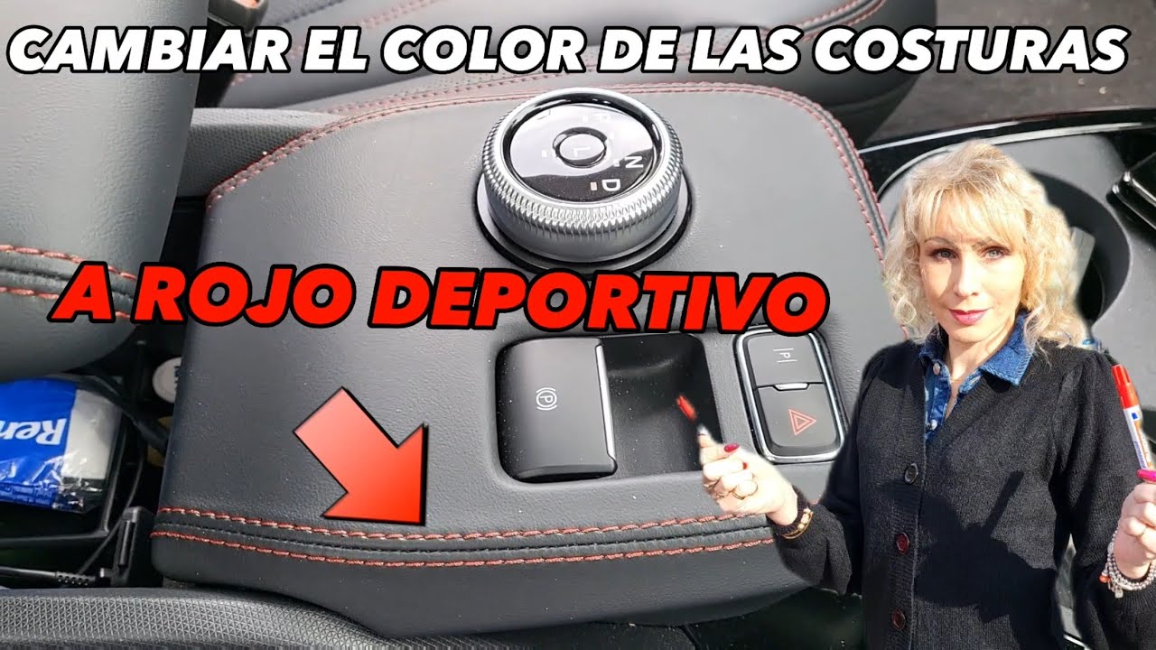 Como cambiar el color de las COSTURAS de tu Coche electrico