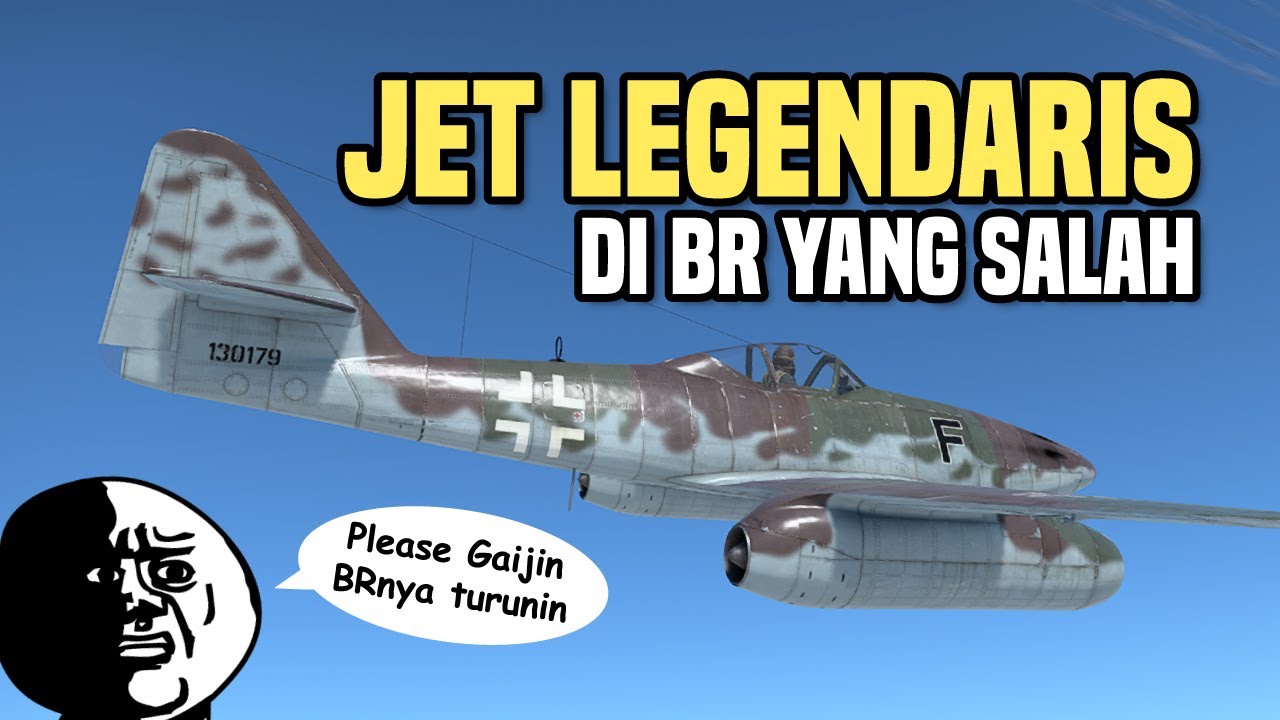 Susah Ternyata Mainin Pesawat Ini 😵 | Me 262 A-1a/Jabo Gameplay War Thunder