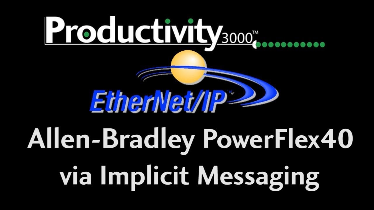 Productivity Series EtherNet/IP with an Allen Bradley Flex Drive at AutomationDirect