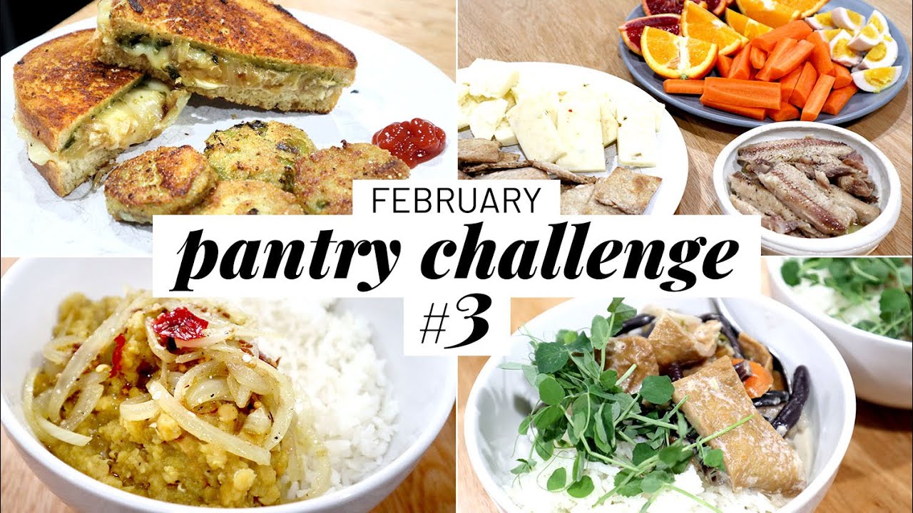 February pantry challenge #3 - what we eat in a week from our pantry | GroundedHavenHomestead