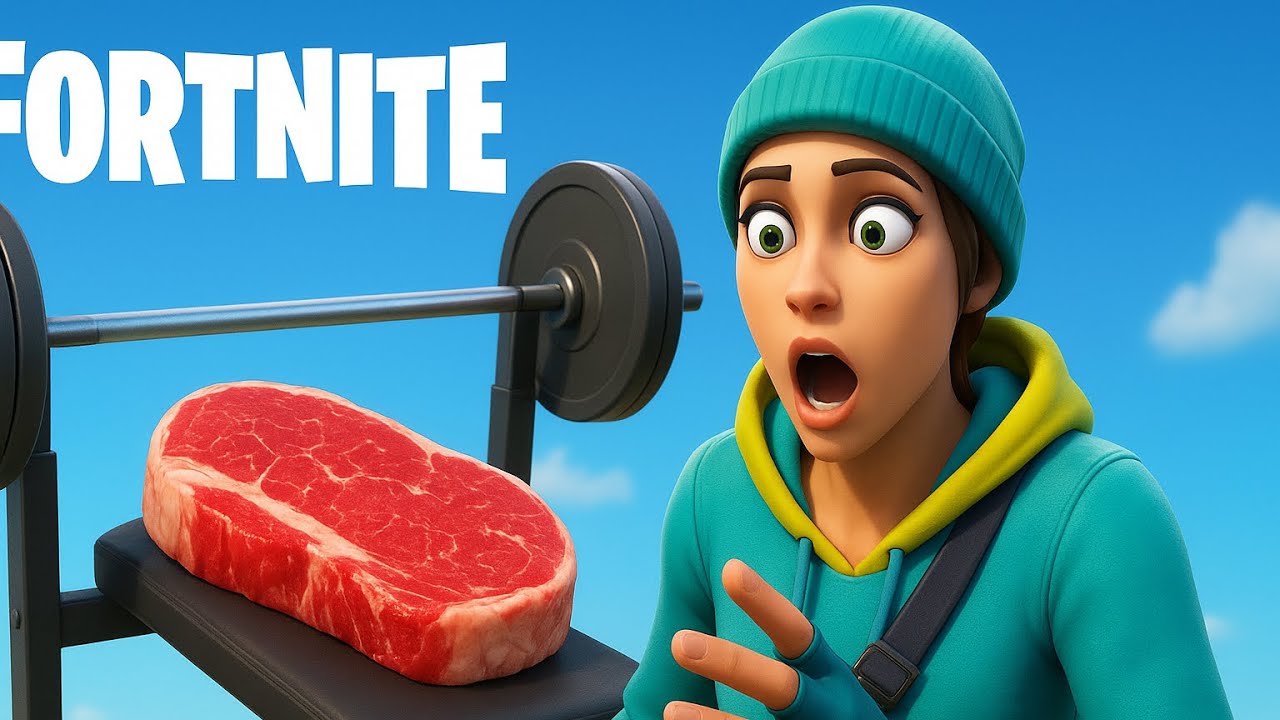 How to get all the steaks and lift the dumbbell in Fortnite chapter 7