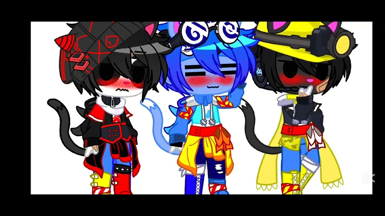 Mis ships favoritos ❤️y uno que me invente XD # super cat paws y tales # gacha club # Ship 💕 #music 