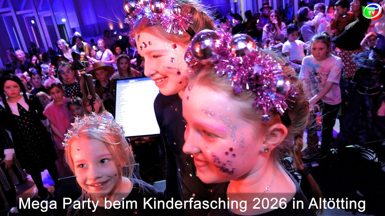 Mega Party beim Kinderfasching 2026 in Altötting
