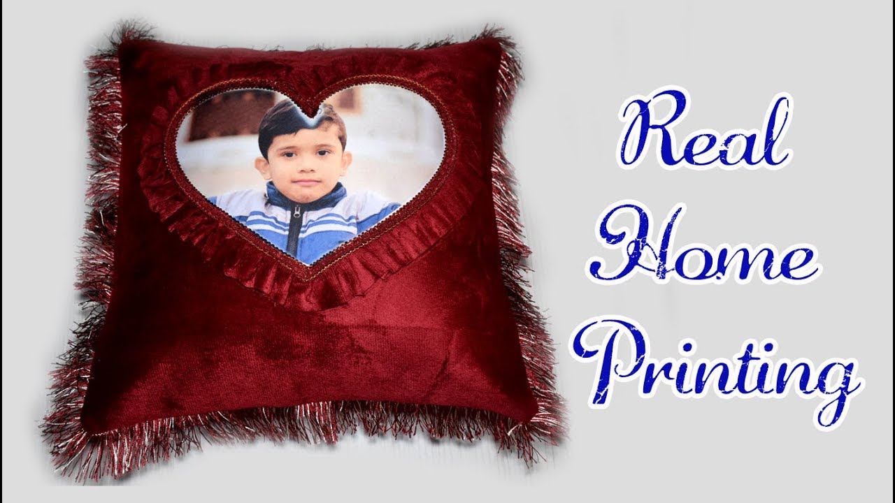 How to print a picture onto a pillow at home using electric iron