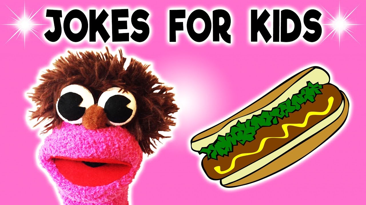 AWESOME HOT DOG JOKE! - Try Not to Laugh! JOKES FOR KIDS! 100% Silly Jokes! FUNNY! Sock Puppet!