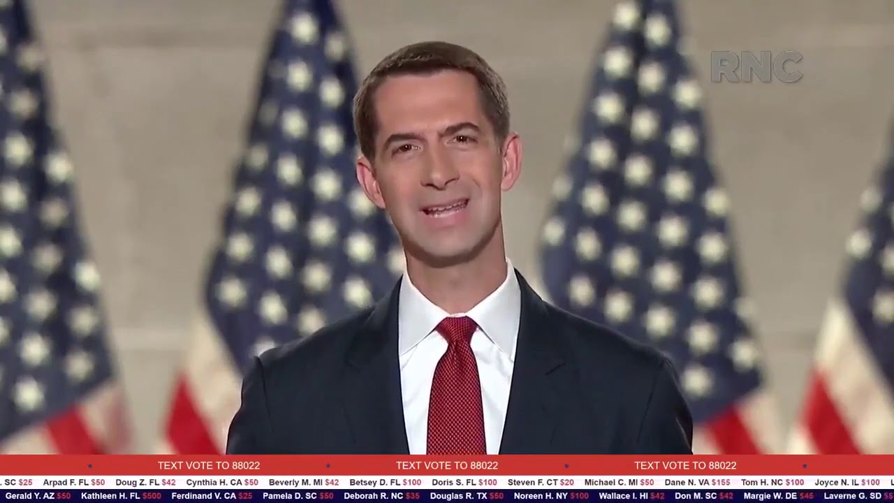 Senator Tom Cotton's full remarks from the GOP Convention