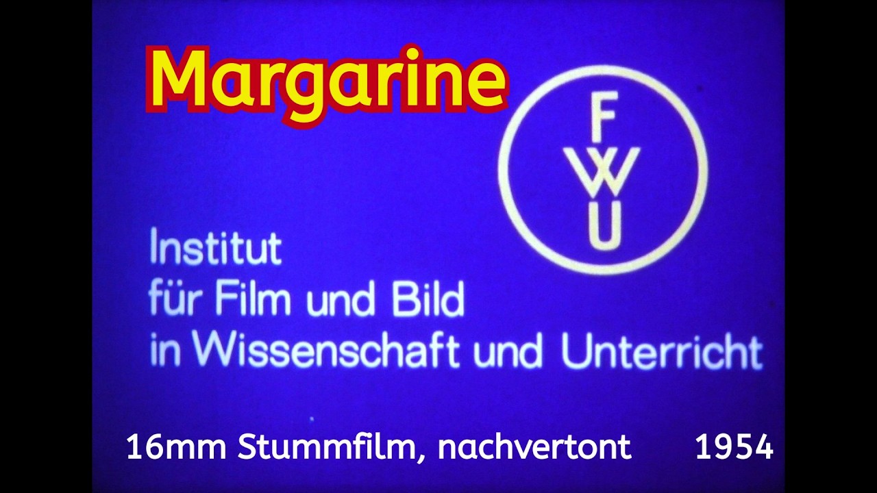 Margarine 1957 mit Ton