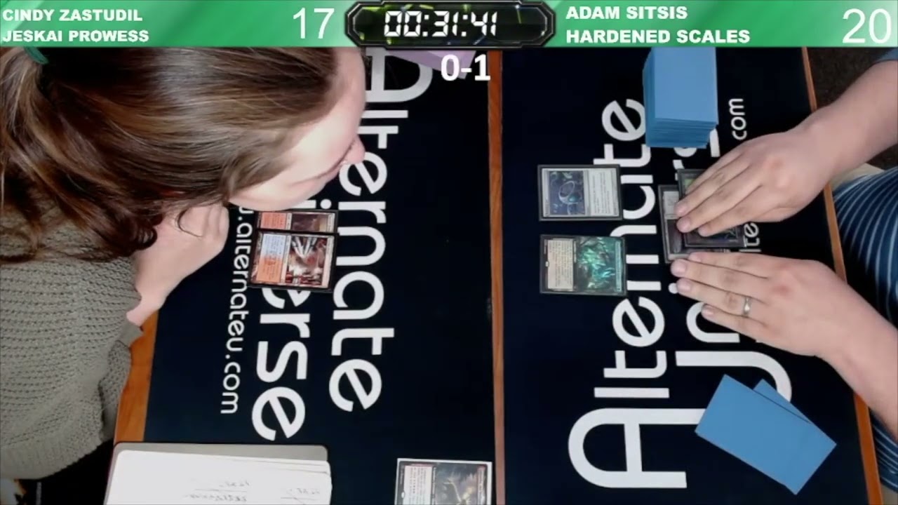 MTG Modern: Jeskai Prowess vs Hardened Scales