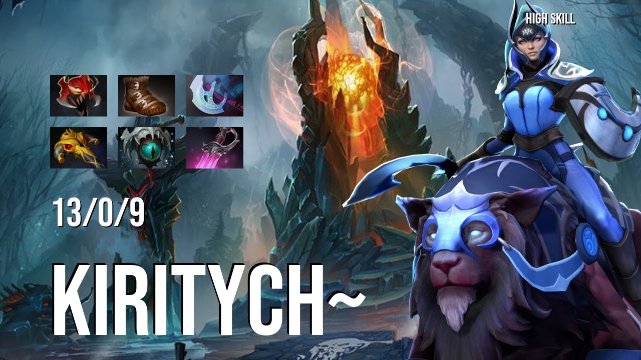 Dota 2 Pro Gameplay   Kiritych~   Luna   13 0 9   High Skill Dota 2 / Carry / 10 Rank