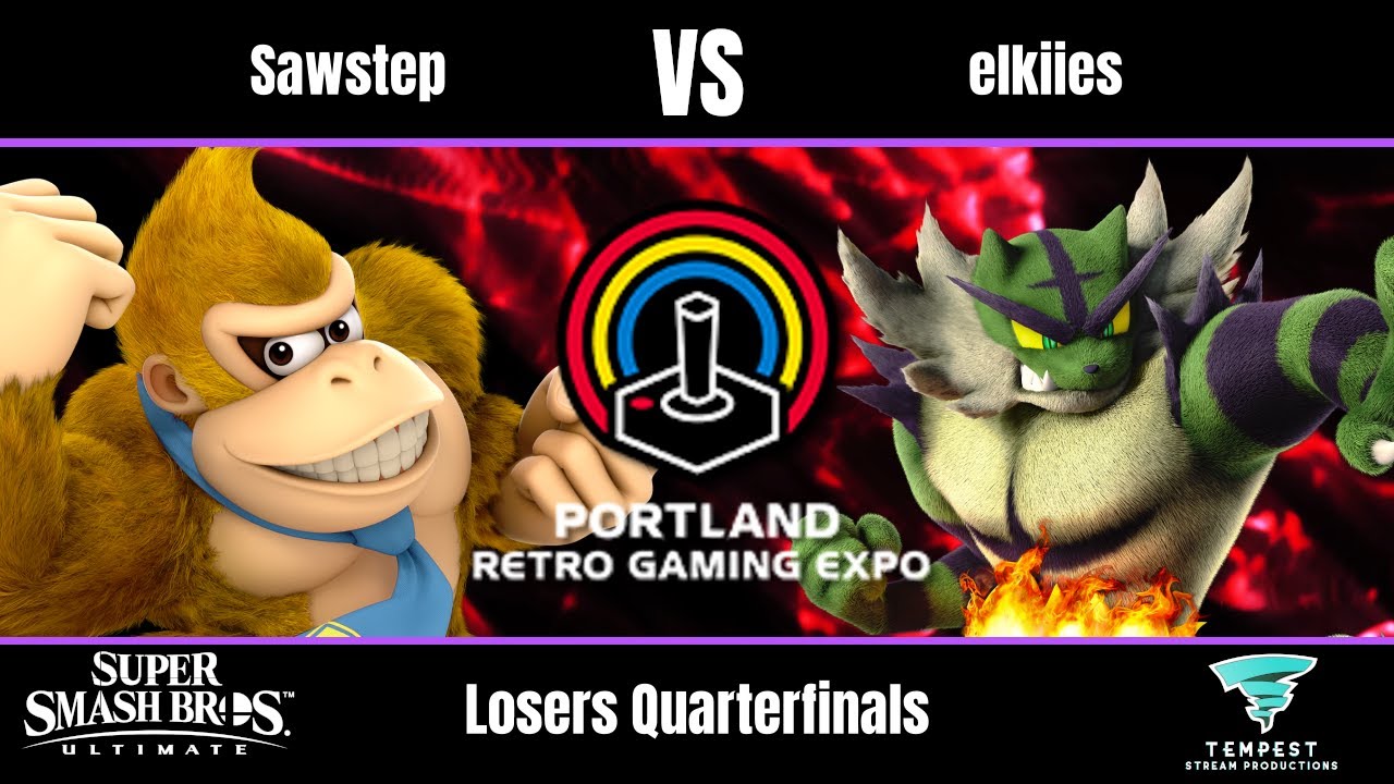 Sawstep (Donkey Kong) vs elkiies (Incineroar) - Ultimate Losers Quarterfinals - PRGE 2025