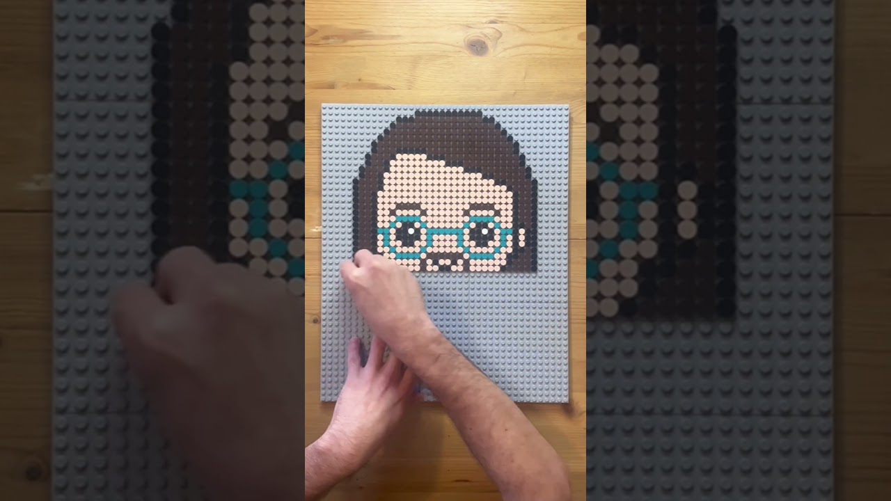 Nicola Buttafuoco | Gabriele Angeretti #lego #pixelart #nicolabuttafuoco #ptn #rubamilanotte