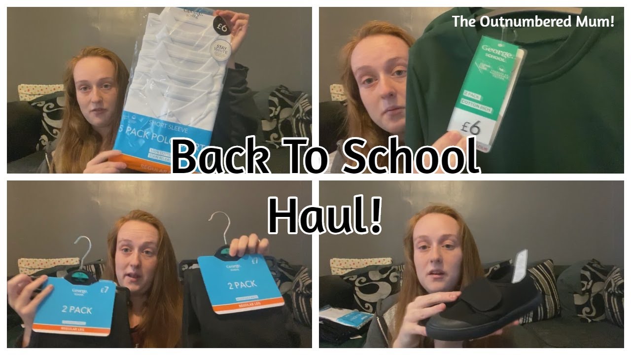 Back To School Haul! School Uniform Shop! Asda George 2020 UK