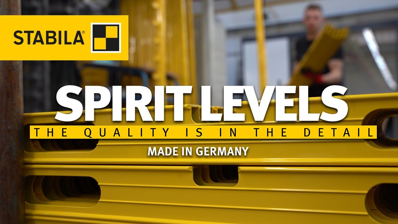 STABILA spirit levels, made in Germany &ndash; The quality is in the detail - USA / Canada