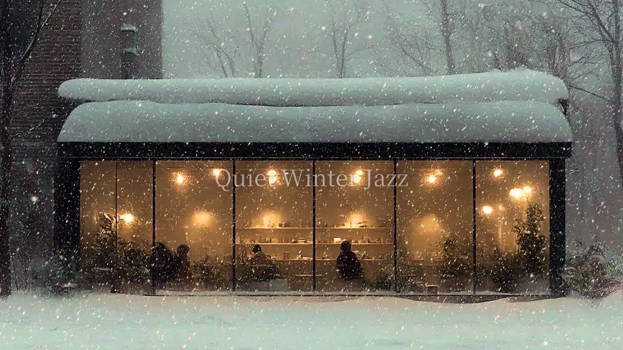 [playlist] Quiet Winter Jazz in a Cozy Café on a Snowy Night