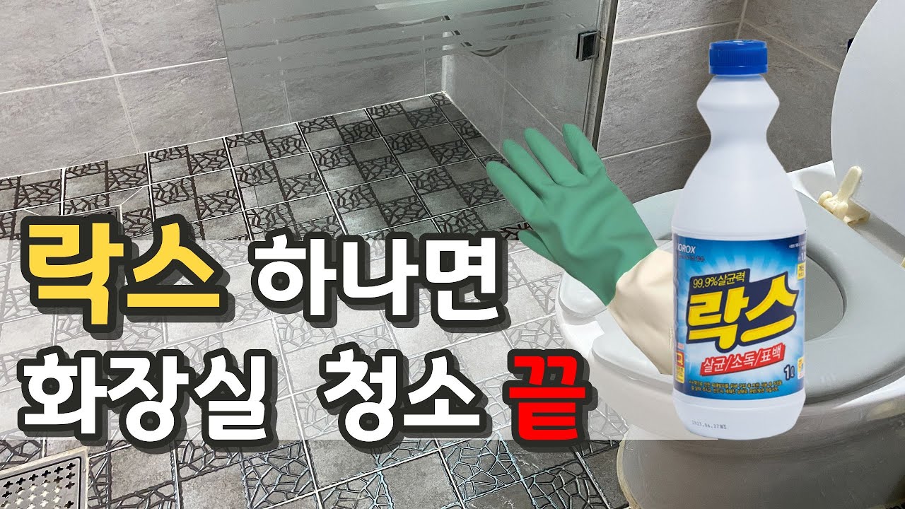 세상에서 가장 쉬운 화장실 청소 10분 종결 영상