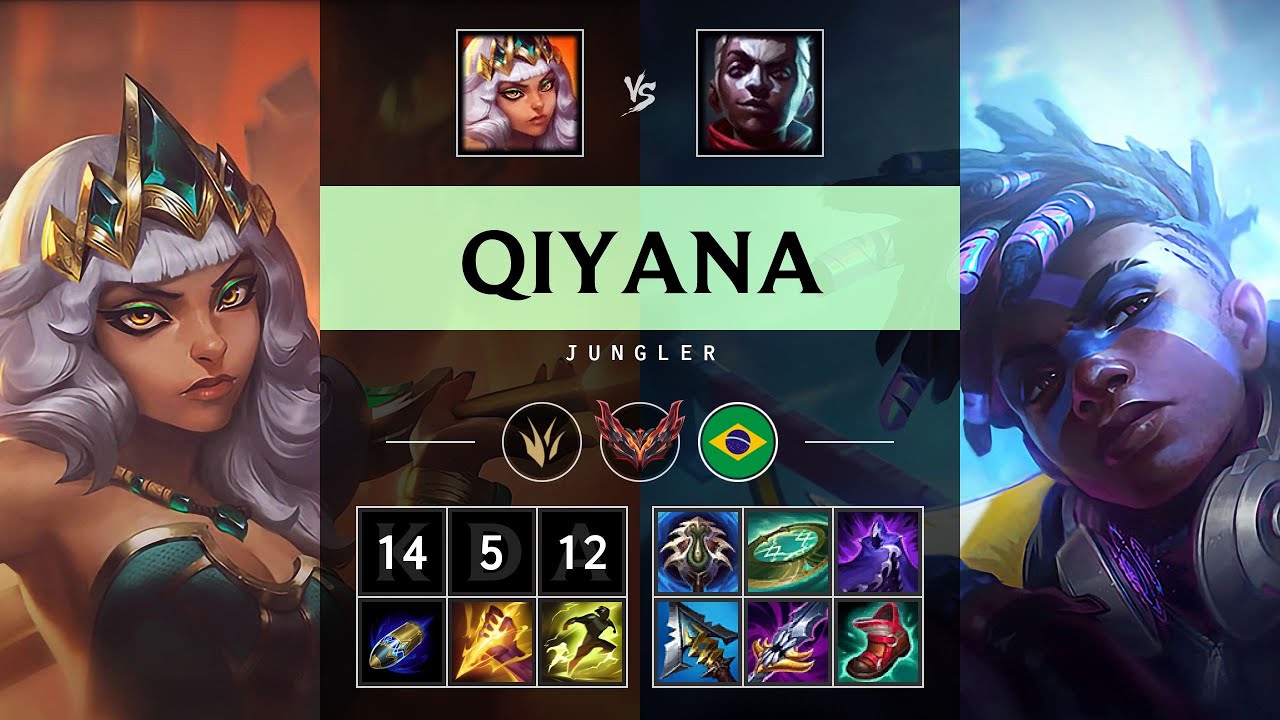 Qiyana Jungle vs Ekko - BR Grandmaster Patch 25.20