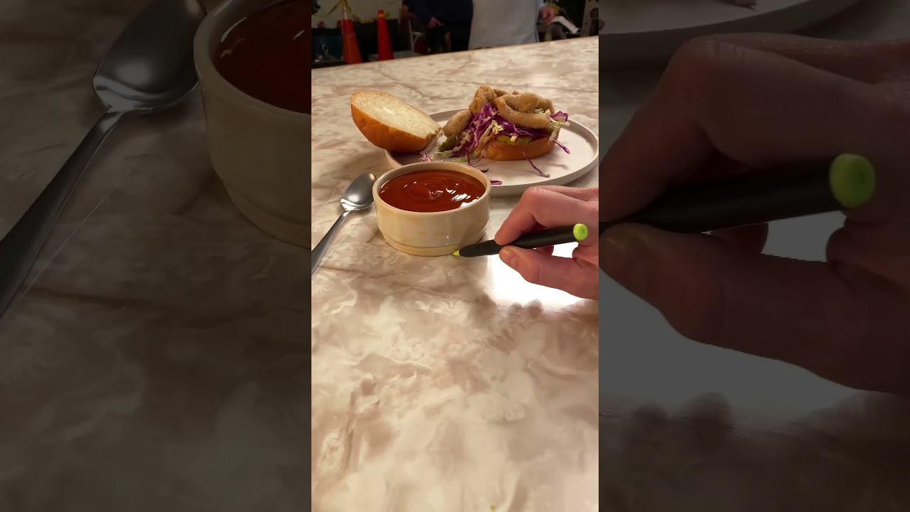 Videography tip: invisible ink #shorts #behindthescenes #foodstyling