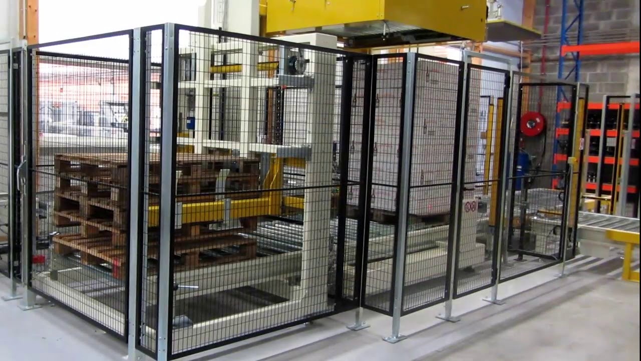 LITA Palletising Systems - Low level infeed layer type Palletizer PRESTO 2