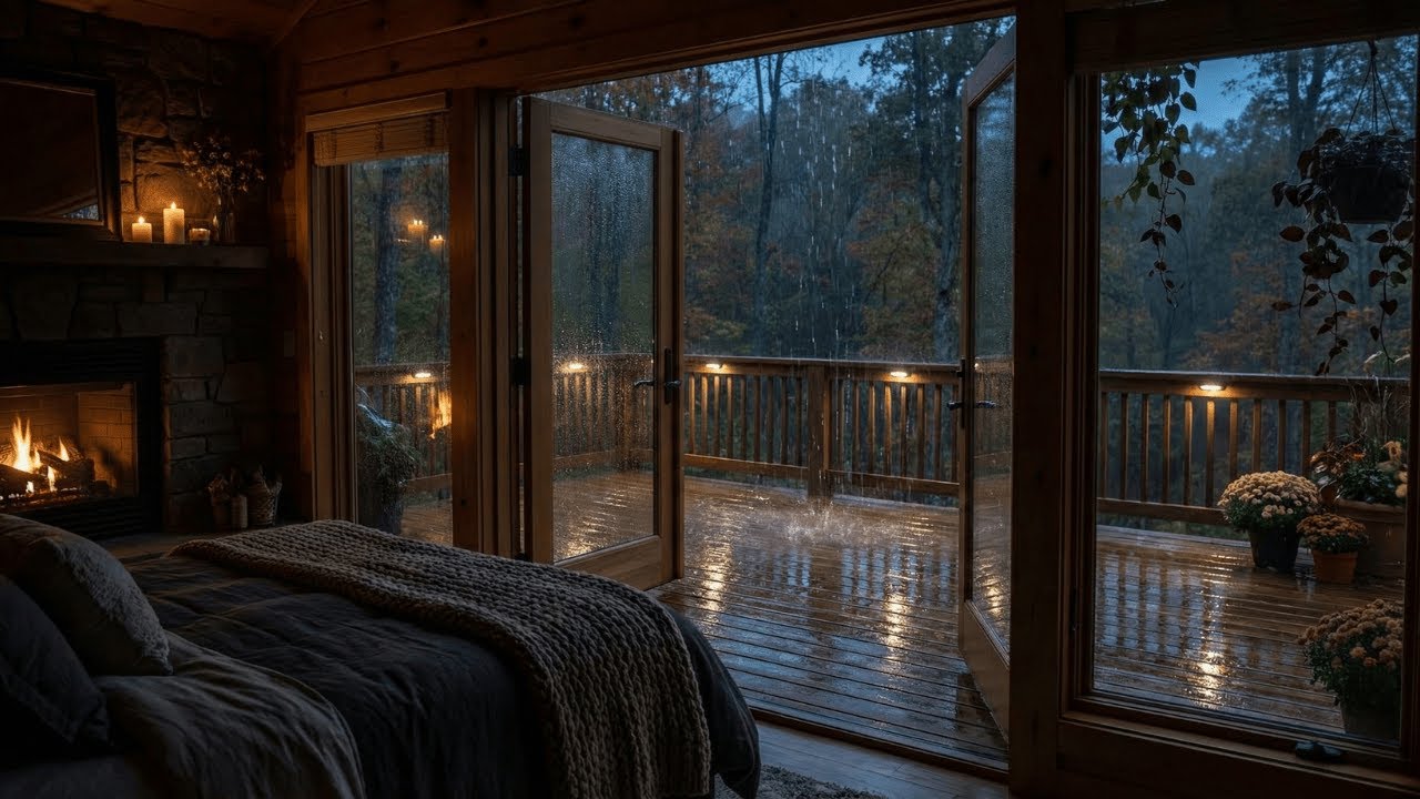 Soft Heavy Rain Sounds for Deep Sleep 🌧️ | Gentle but Intense Rain, Anxiety Relief
