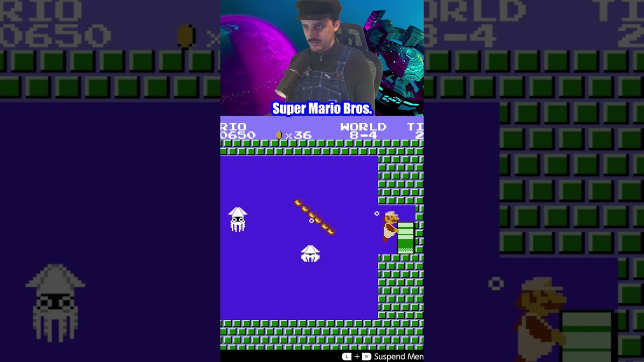 Мир 8-4. Новый режим «Новая игра+»! | Super Mario Bros. | 1985 | Ретро-игры | Nintendo Switch 2