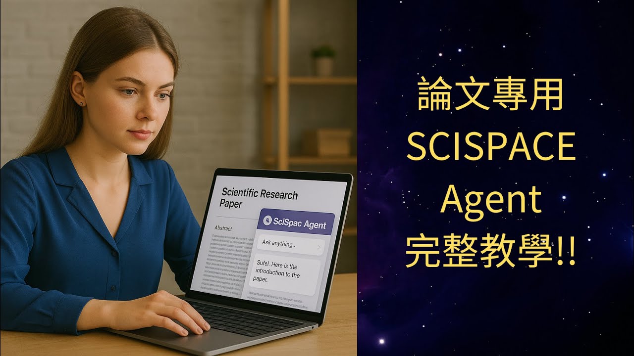 論文專用AI AGENT~ Scispace AI AGENT 完整教學轉播!!