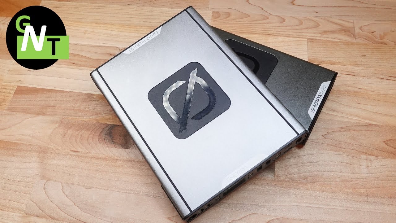 Goal Zero Sherpa 100 AC - High Performance AC Battery Bank - Full Table Top Review
