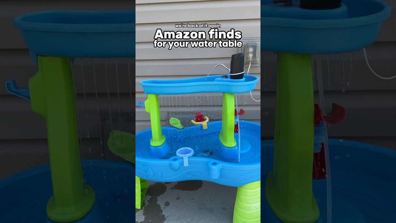 Do u have a water table? #watertable #amazonfinds #outdooractivities #outdooractivitiesforkids #mom