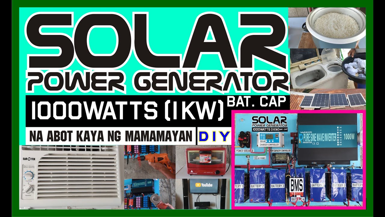 HOW TO:UPGRADING MY 500watts to 1000 WATTS SOLAR POWERWALL GENERATOR.BUMAGYO O ARAW MAN IM READY2021