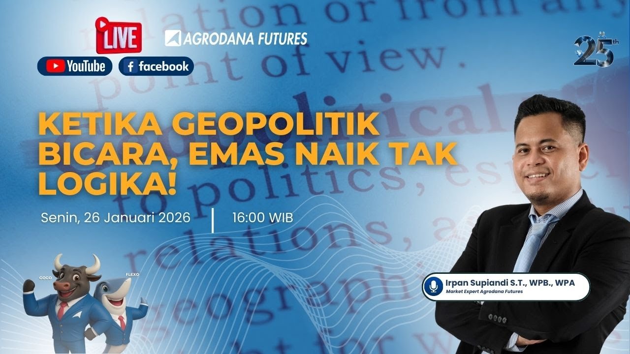 🔴(LIVE) Ketika Geopolitik Bicara, Emas Naik Tak Logika!