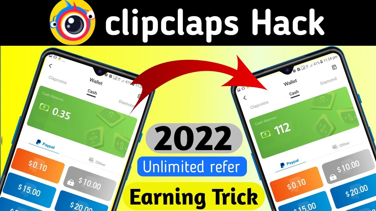Clipclaps unlimited Coin trick | Clipclaps unlimited Refer trick